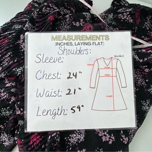 Lane Bryant Black Asian Floral Ruffled Tiered Maxi Dress Plus Size Boho Romantic - Picture 4 of 15